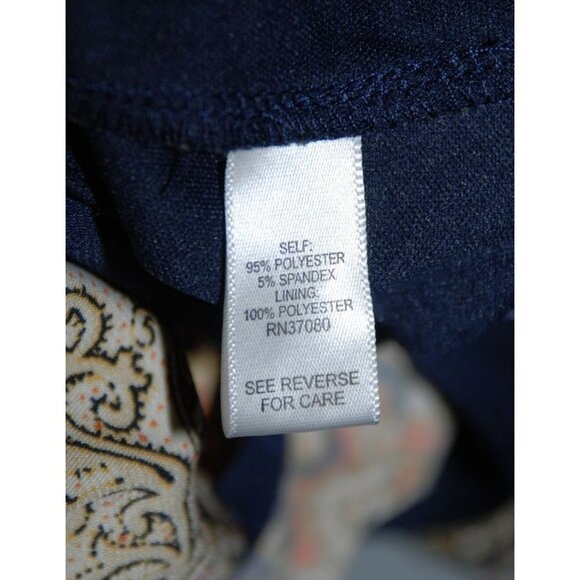 Cato Ladies Blue Patterned Maxi Dress Size XL V-Neck Sleeveless Stretch Long - Picture 8 of 9